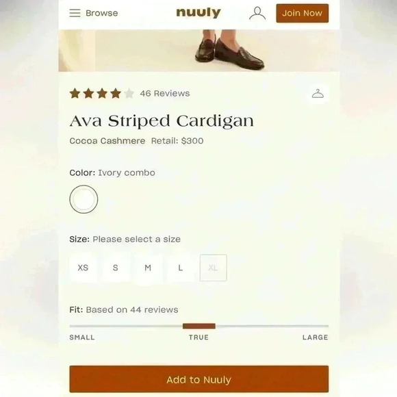 Cocoa Cashmere London Collared 100% Cashmere sweater XS - Picture 5 of 7